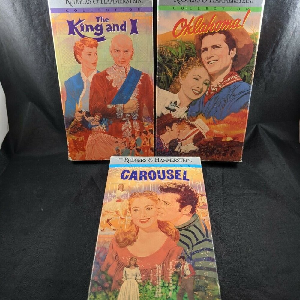 Rogers And Hammerstein VHS Set Carousel, Oklahoma